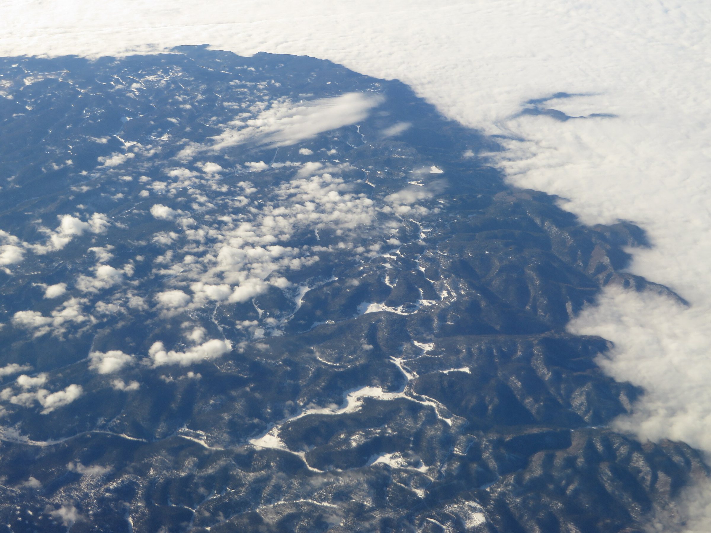 View of the Sacramento Mountains east of Alamogordo.