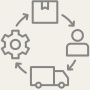 Aerospace, defense, and manufacturing cluster illustration