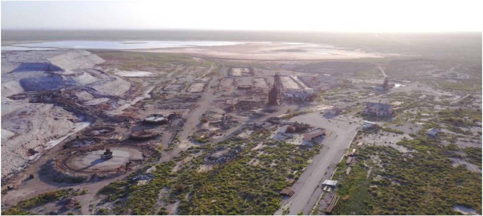 Mineral extraction and processing within a working landscape.